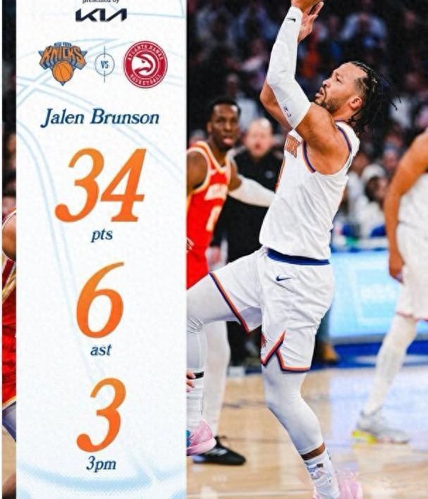 老鹰客场大胜尼克斯，总比分1-1平